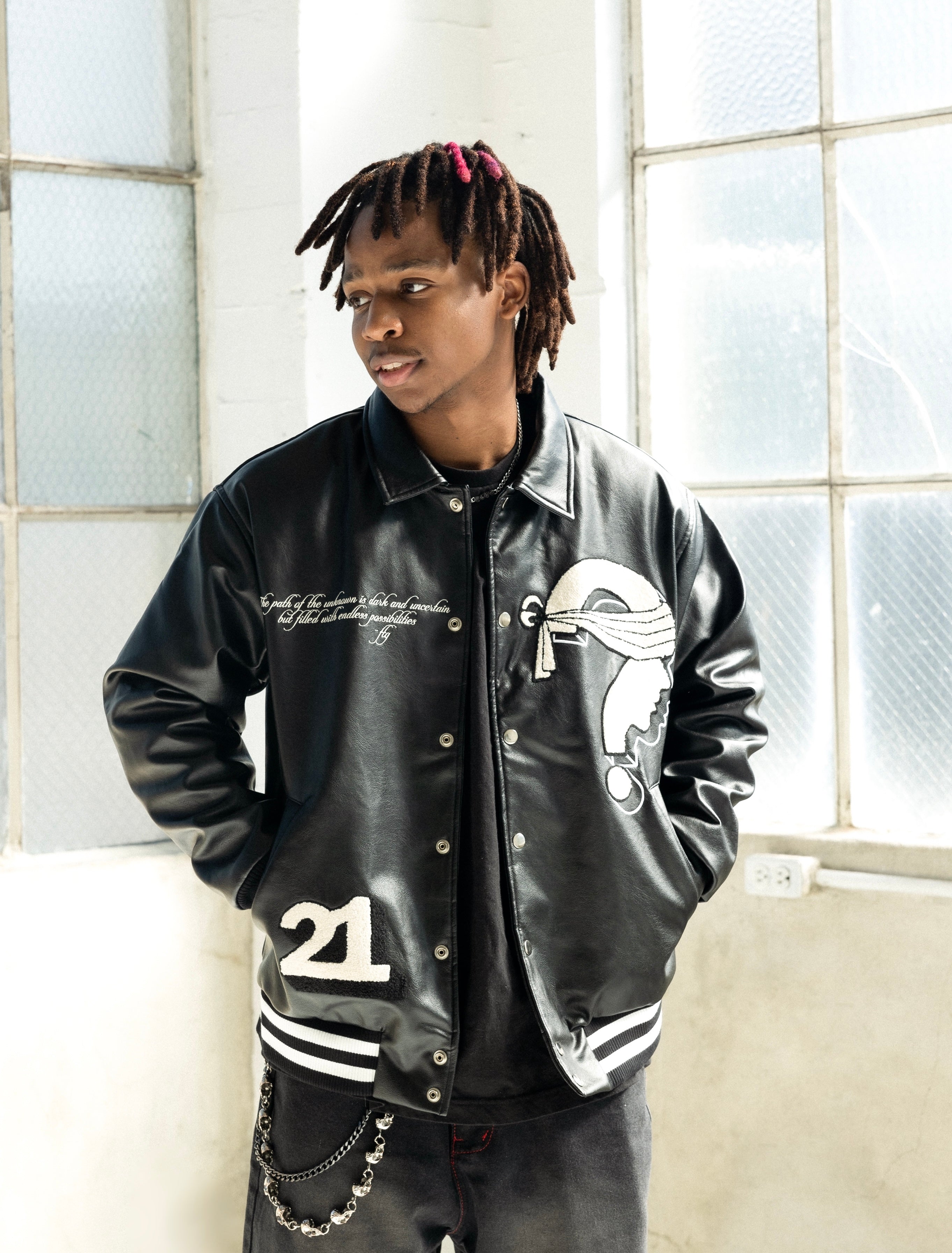 UNKWN VARSITY JACKET – For The Geng